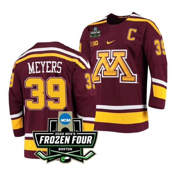 Minnesota Golden Gophers Ben Meyers Maroon 2022 Fr...