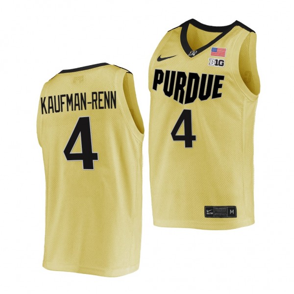 Trey Kaufman-Renn Purdue Boilermakers Gold Jersey ...