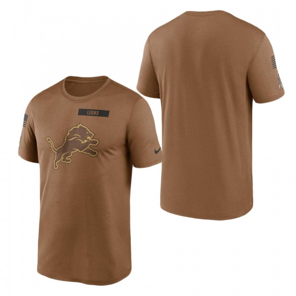 Men's Detroit Lions Brown 2023 NFL Salute To Servi...