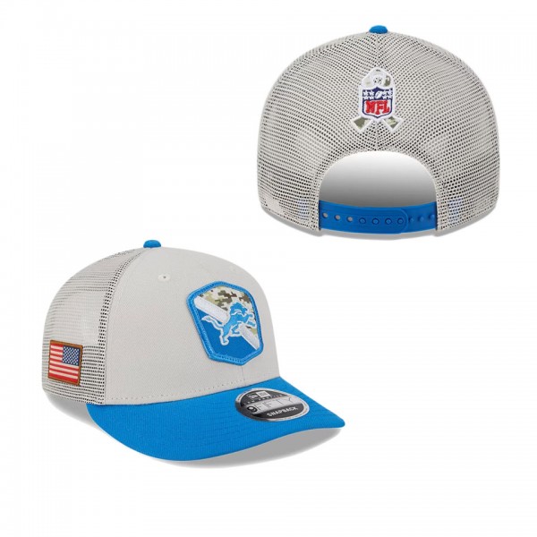 Men's Detroit Lions Stone Blue 2023 NFL Salute To ...