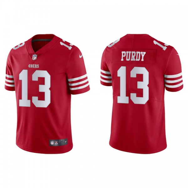 49ers Brock Purdy Vapor Limited Scarlet Jersey