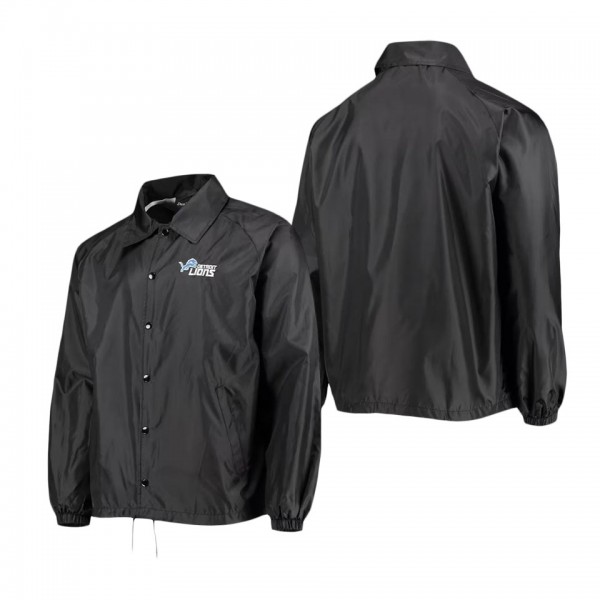 Men's Detroit Lions Dunbrooke Black Coaches Classi...