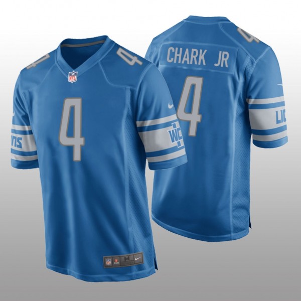 DJ Chark Jr. #4 Lions Game Jersey Blue