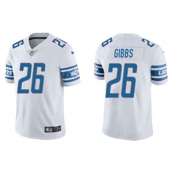 Men's Detroit Lions Jahmyr Gibbs White 2023 NFL Dr...