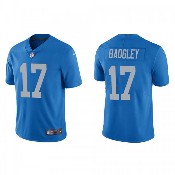 Men's Detroit Lions Michael Badgley Blue Vapor Lim...