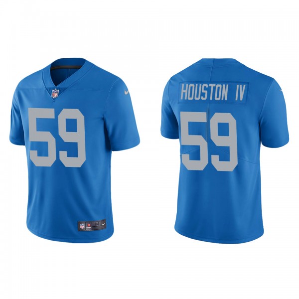 Men's Detroit Lions James Houston IV Blue Vapor Limited Jersey