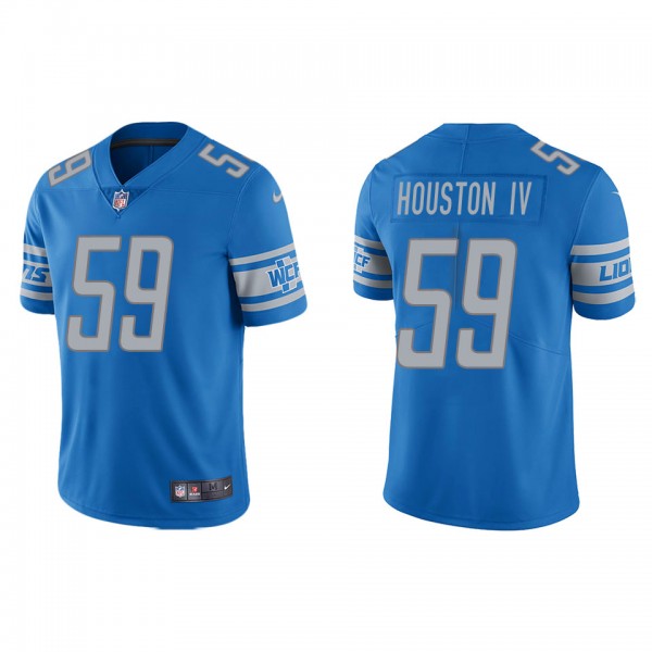 Men's Detroit Lions James Houston IV Light Blue Vapor Limited Jersey