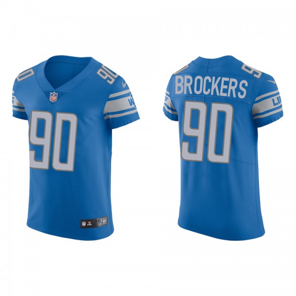 Men's Detroit Lions Michael Brockers Blue Vapor El...