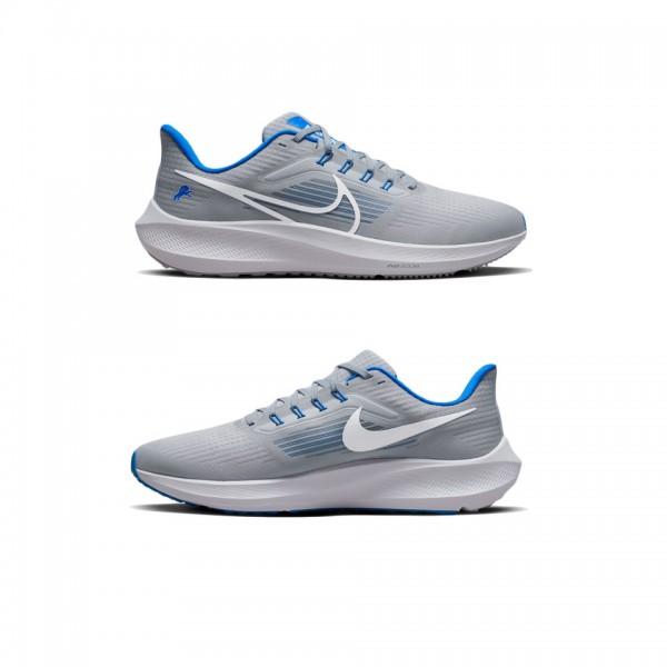 Unisex Detroit Lions Gray Zoom Pegasus 39 Running ...