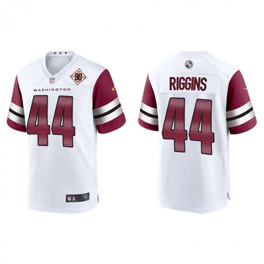 John Riggins Washington Commanders White 90th Anniversary Game Jersey