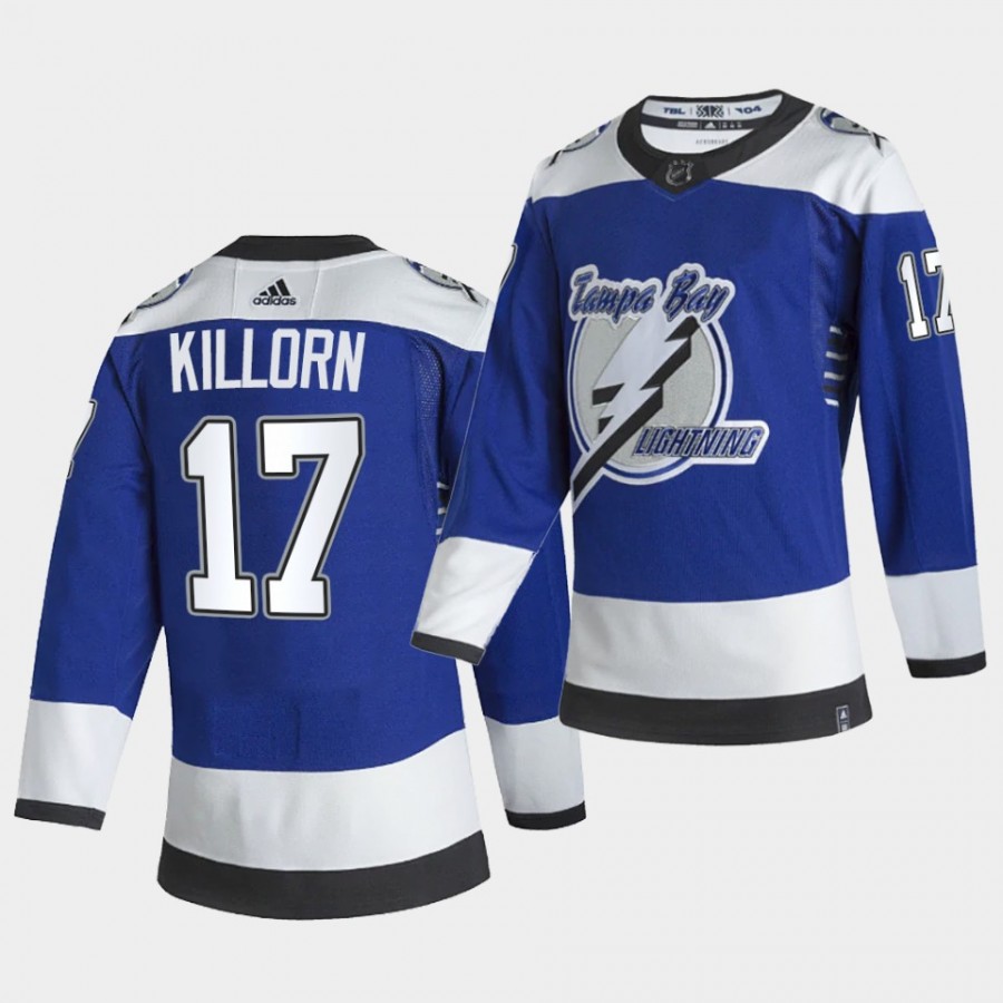 Tampa Bay Lightning 2021 Reverse Retro Alex Killorn Blue Authentic Jersey