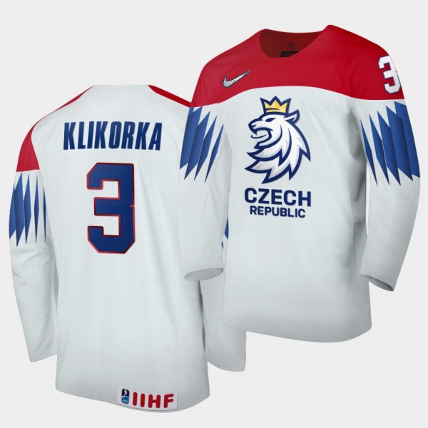 Czech Republic #3 Karel Klikorka 2021 IIHF World J...