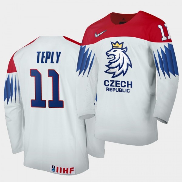 Czech Republic #11 Michal Teply 2021 IIHF World Ju...