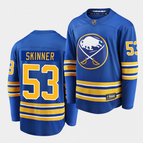 Sabres Jeff Skinner #53 Home 2020-21 Breakaway Player Royal Jersey