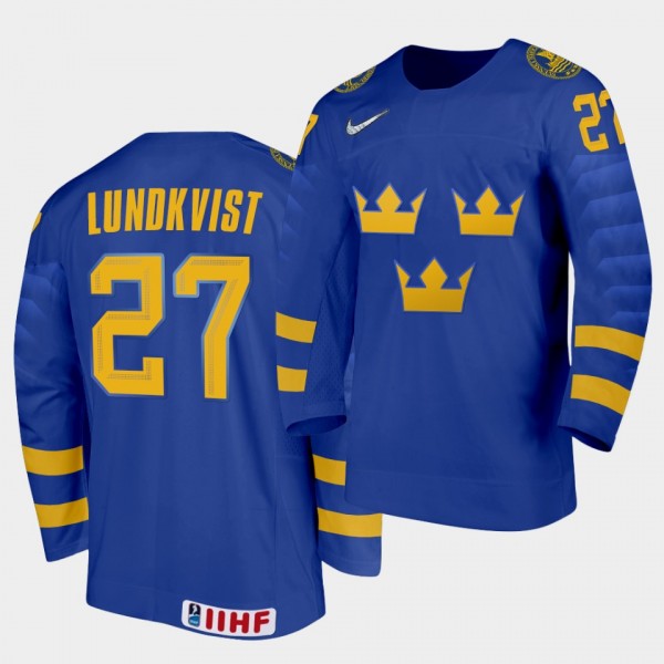 Sweden Nils Lundkvist 2021 IIHF World Championship...