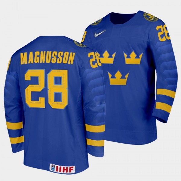 Sweden Oskar Magnusson 2022 IIHF World Junior Cham...