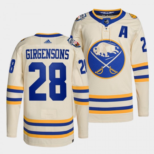 Zemgus Girgensons 2022 Heritage Classic Buffalo Sa...